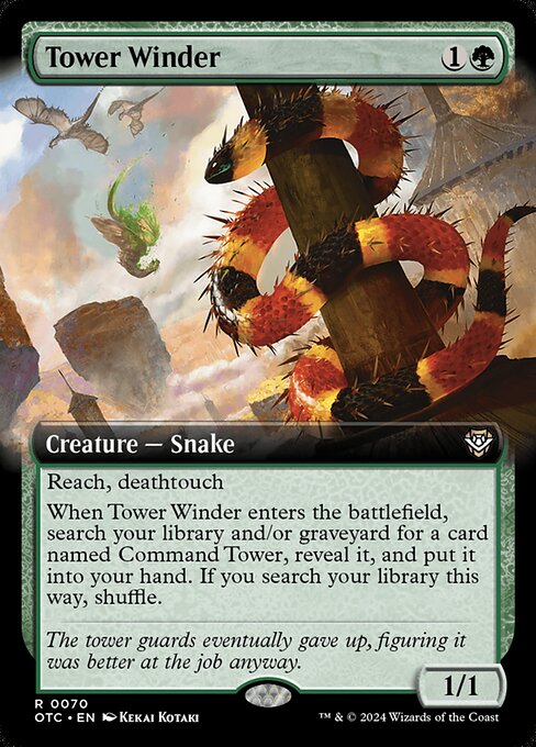 Tower Winder (70) - EXTENDED ART - Outlaws of Thunder Junction Commander - Game On
