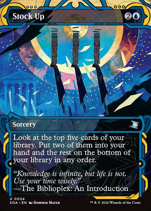 Stock Up (24) - BORDERLESS - Secrets of Strixhaven Mystical Archive - Game On