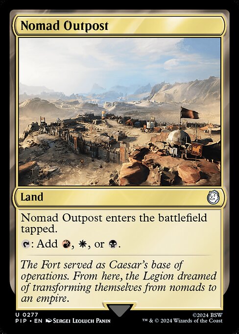 Nomad Outpost (277) - Fallout - Game On