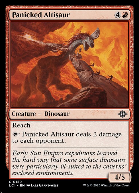Panicked Altisaur (159) - The Lost Caverns of Ixalan - Game On