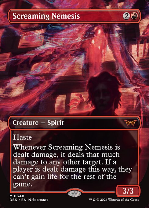 Screaming Nemesis (348) - BORDERLESS - Duskmourn: House of Horror - Game On