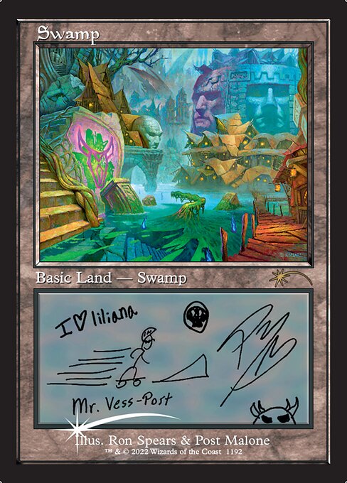 Swamp (1192) (Foil) - Secret Lair Drop - Game On