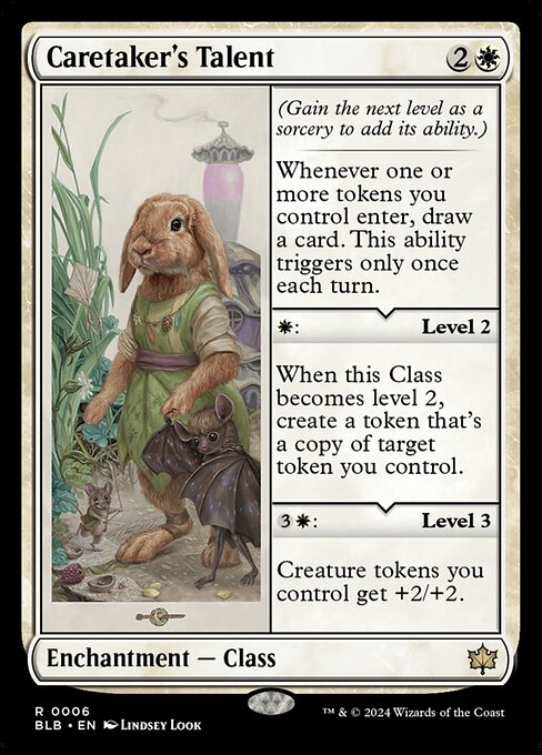 Caretaker's Talent (6) (Foil) - Bloomburrow - Game On