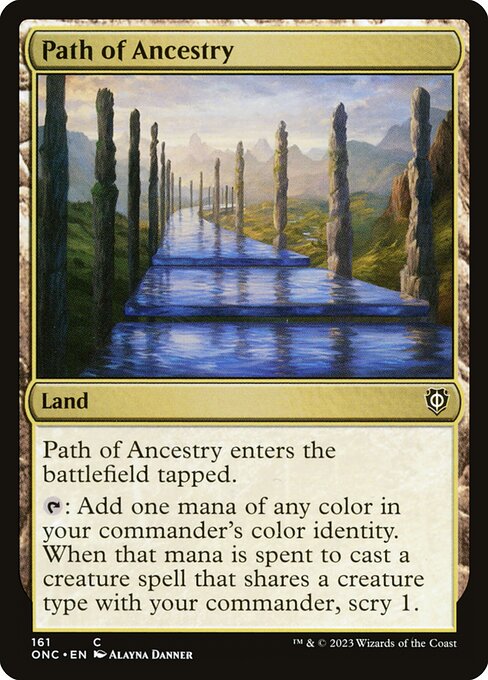 Path of Ancestry (161) - Phyrexia: All Will Be One Commander - Game On