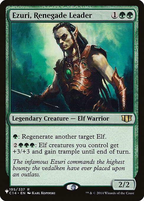 Ezuri, Renegade Leader (C14-195) - The List - Game On