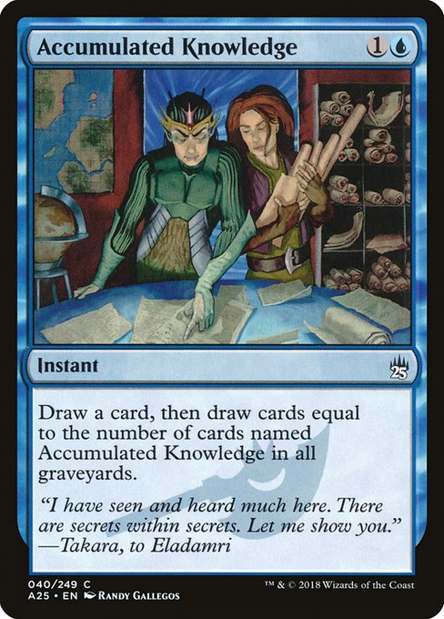 Accumulated Knowledge (40) (Foil) - Masters 25 - Game On