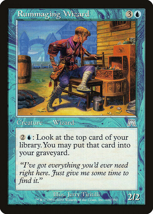 Rummaging Wizard (110) - Onslaught - Game On