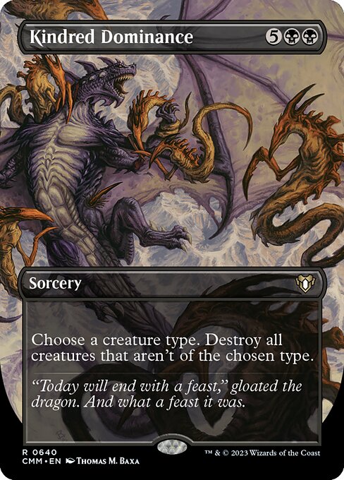 Kindred Dominance (640) - BORDERLESS - FULL ART - Commander Masters - Game On