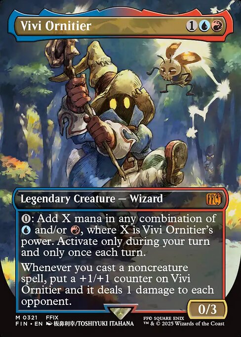 Vivi Ornitier (321) - BORDERLESS - FULL ART - Final Fantasy - Game On