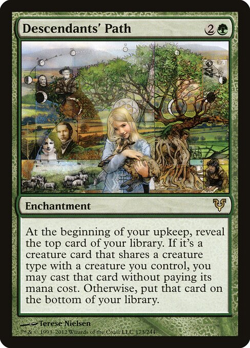 Descendants' Path (173) (Foil) - Avacyn Restored - Game On