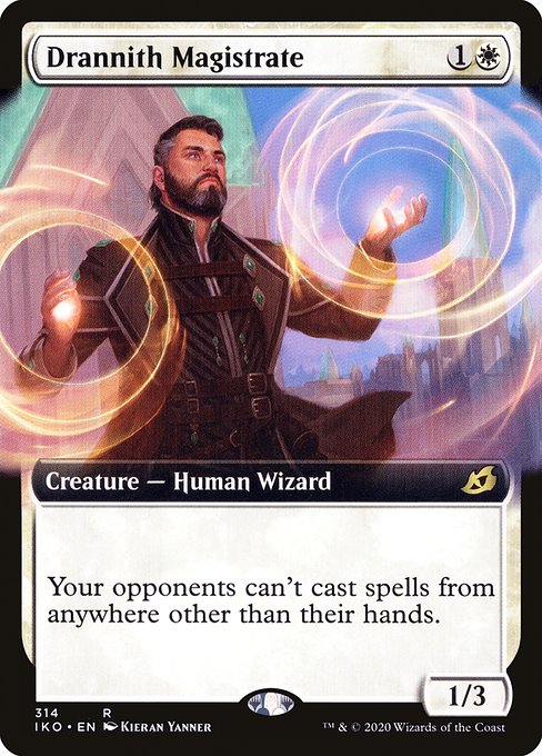 Drannith Magistrate (314) - EXTENDED ART (Foil) - Ikoria: Lair of Behemoths - Game On