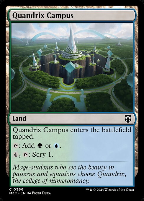 Quandrix Campus (366) - Modern Horizons 3 Commander - Game On