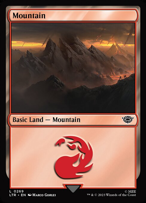 Mountain (269) (Foil) - The Lord of the Rings: Tales of Middle-earth - Game On