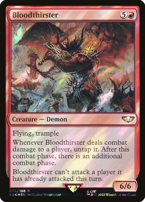 Bloodthirster (73★) (Foil) - Warhammer 40,000 Commander - Game On