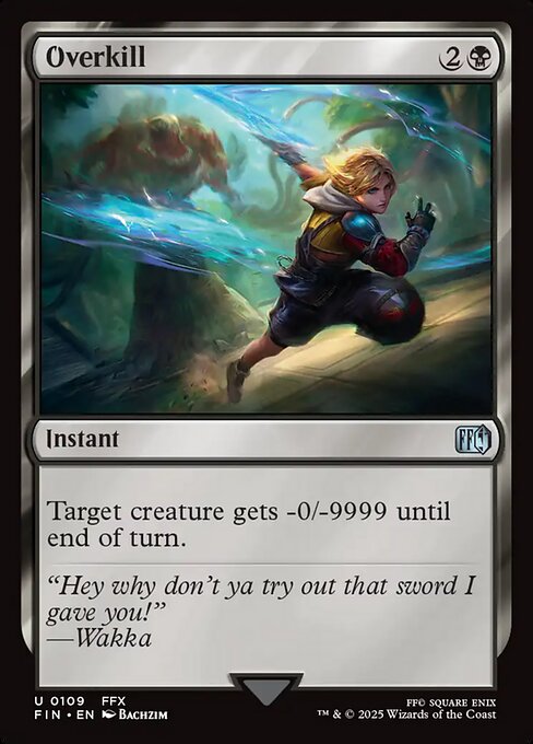 Overkill (109) (Foil) - Final Fantasy - Game On