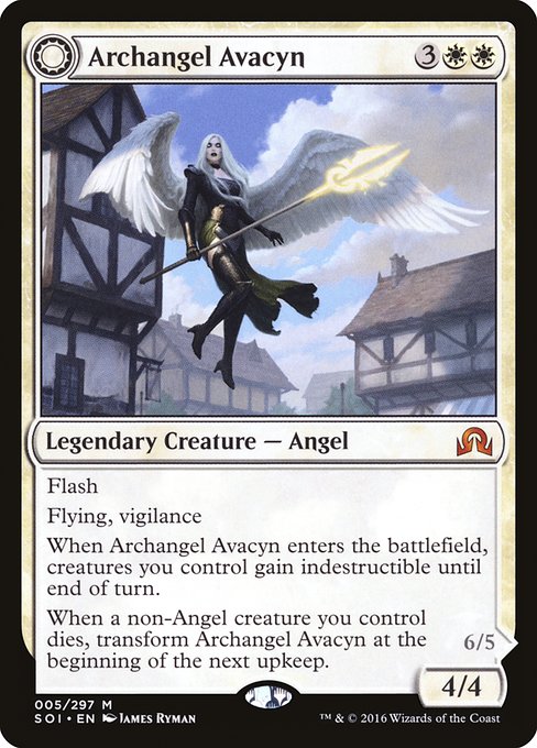 Archangel Avacyn // Avacyn, the Purifier (5) (Foil) - Shadows over Innistrad - Game On