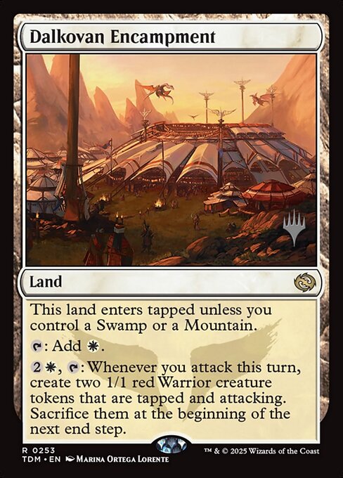 Dalkovan Encampment (253p) (Foil) - Tarkir: Dragonstorm Promos - Game On