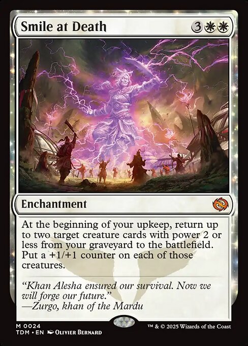 Smile at Death (24) (Foil) - Tarkir: Dragonstorm - Game On