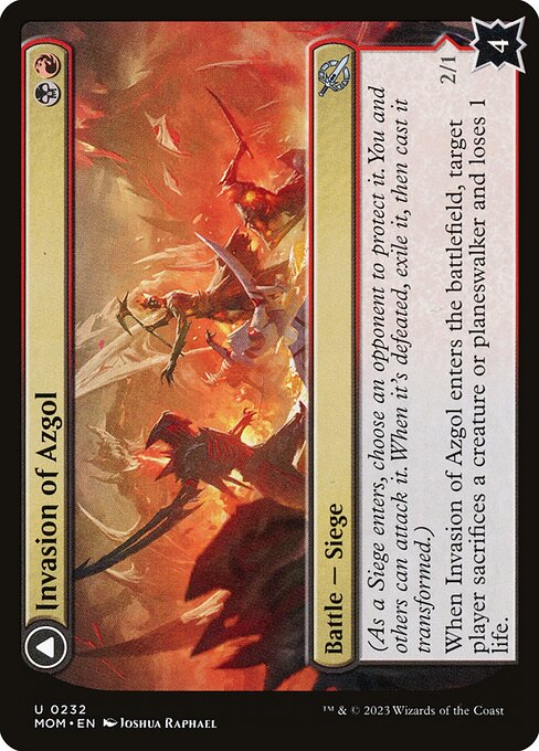 Invasion of Azgol // Ashen Reaper (232) (Foil) - March of the Machine - Game On