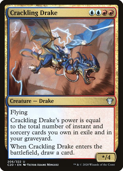 Crackling Drake (206) - Commander 2020 - Game On