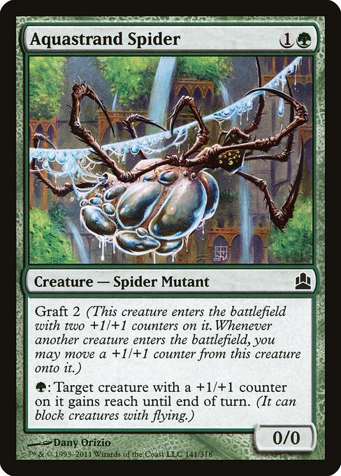 Aquastrand Spider (141) - Commander 2011 - Game On