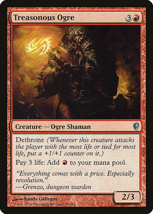 Treasonous Ogre (36) - Conspiracy - Game On