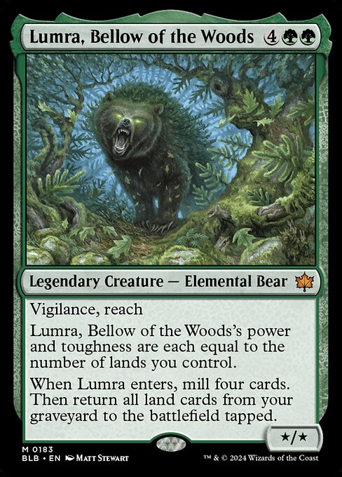 Lumra, Bellow of the Woods (183) (Foil) - Bloomburrow - Game On