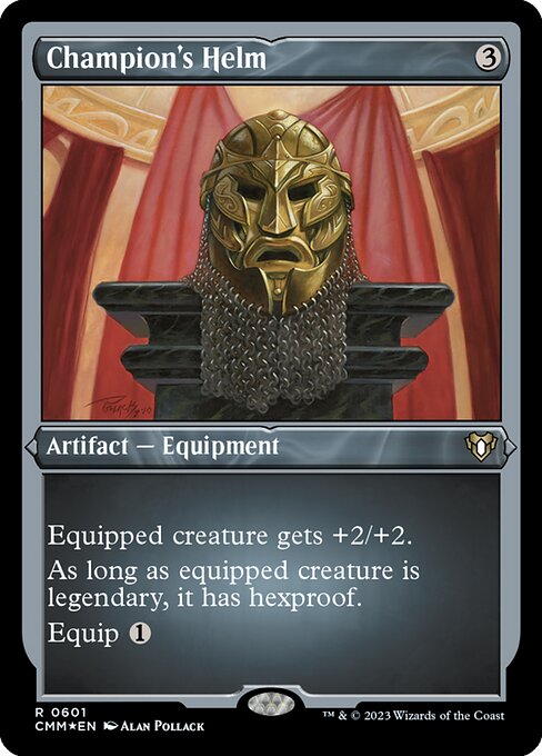 Champion's Helm (601) (Etched) - Commander Masters - Game On