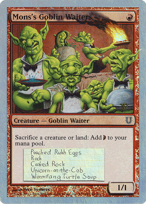 Mons's Goblin Waiters (82★) - Unhinged - Game On
