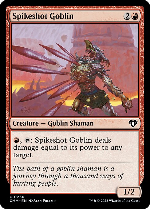 Spikeshot Goblin (256) (Foil) - Commander Masters - Game On