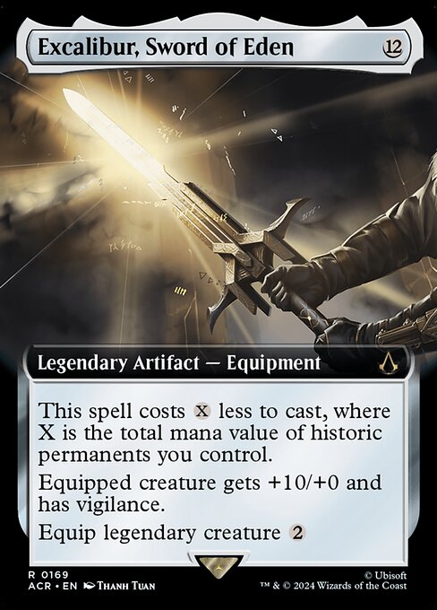 Excalibur, Sword of Eden (169) - EXTENDED ART - Assassin's Creed - Game On