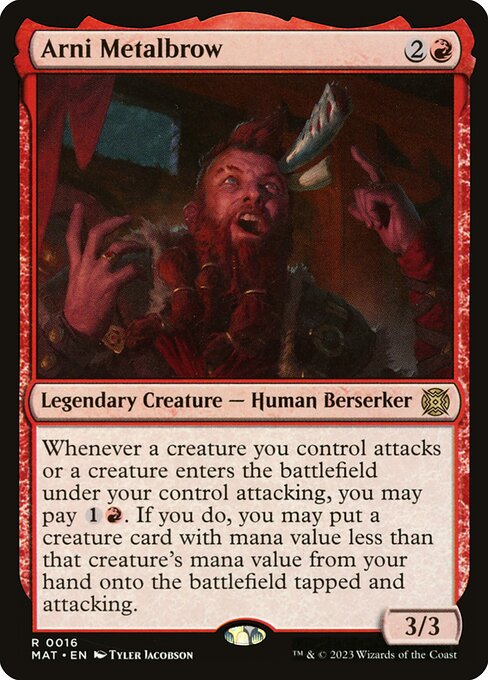 Arni Metalbrow (16) (Foil) - March of the Machine: The Aftermath - Game On