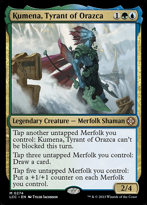 Kumena, Tyrant of Orazca (274) - The Lost Caverns of Ixalan Commander - Game On