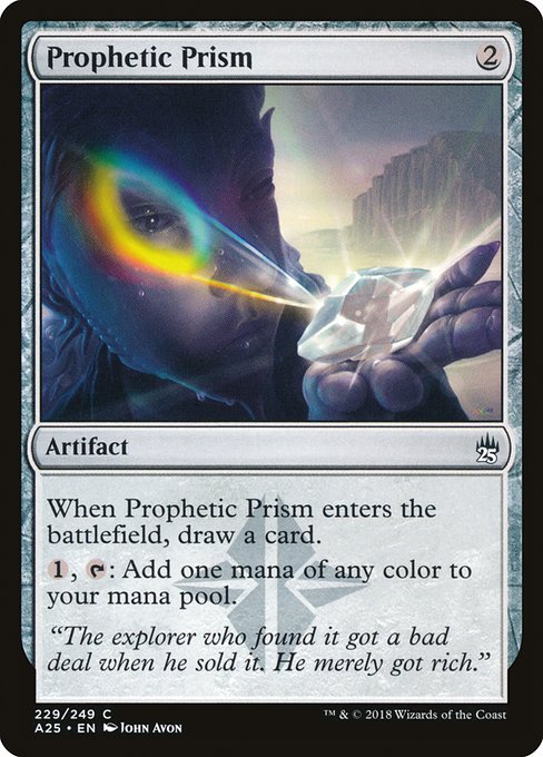 Prophetic Prism (229) (Foil) - Masters 25 - Game On