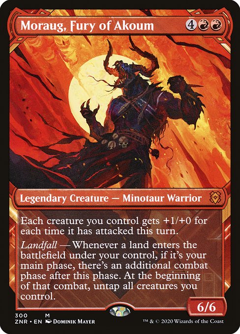 Moraug, Fury of Akoum (300) - SHOWCASE - Zendikar Rising - Game On