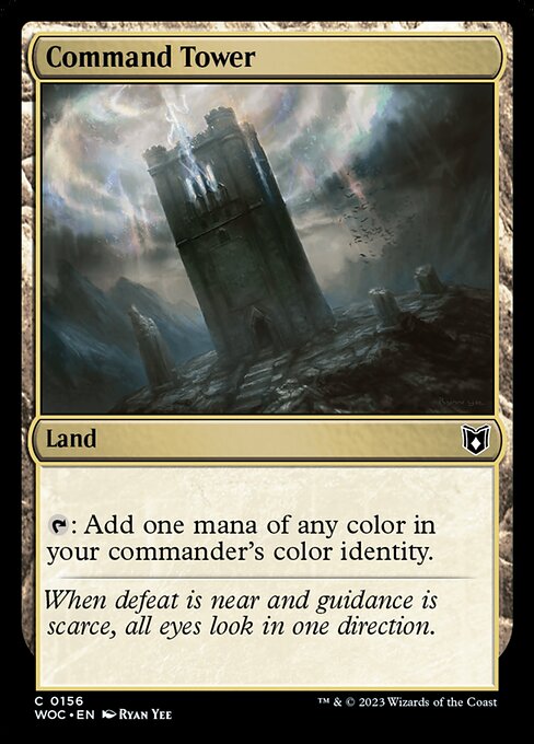 Command Tower (156) - Wilds of Eldraine Commander - Game On