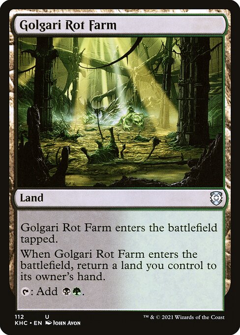 Golgari Rot Farm (112) - Kaldheim Commander - Game On