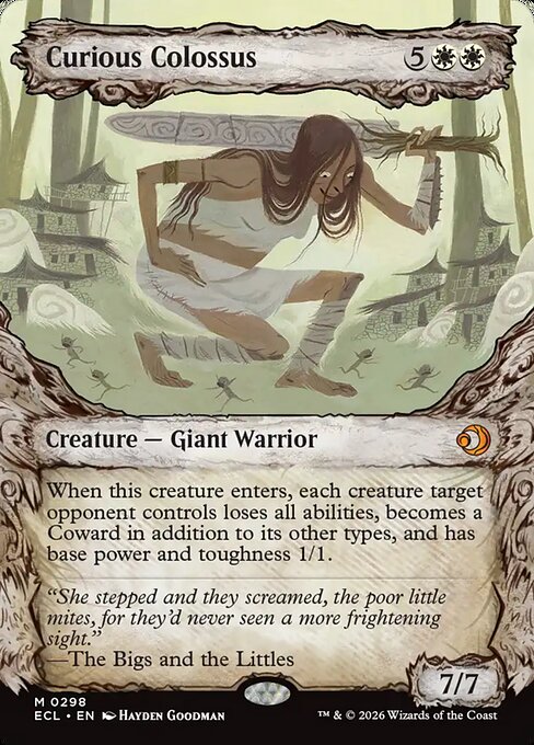 Curious Colossus (298) - BORDERLESS - Lorwyn Eclipsed - Game On