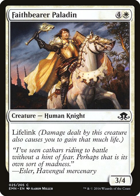 Faithbearer Paladin (25) (Foil) - Eldritch Moon - Game On