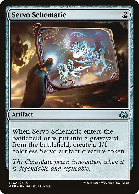 Servo Schematic (176) - Aether Revolt - Game On