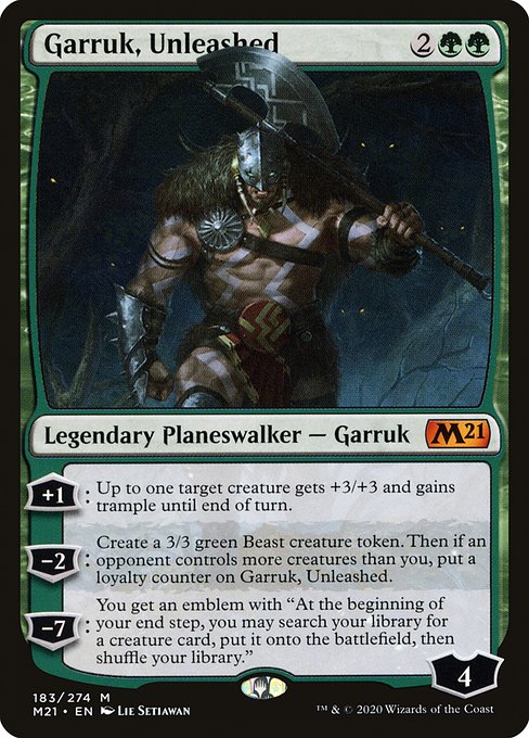 Garruk, Unleashed (183) - Core Set 2021 - Game On
