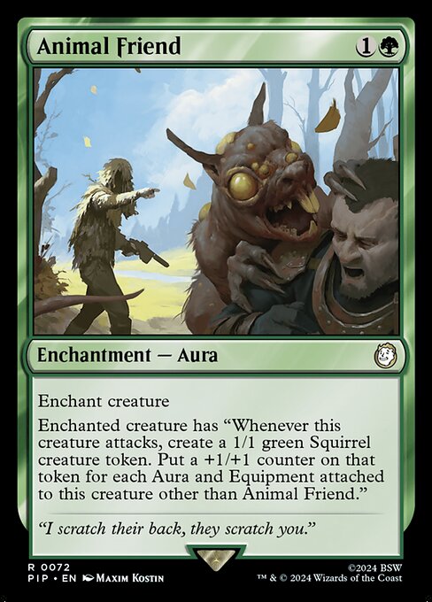 Animal Friend (72) (Foil) - Fallout - Game On