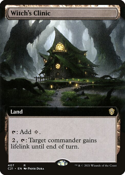 Witch's Clinic (407) - EXTENDED ART - Commander 2021 - Game On