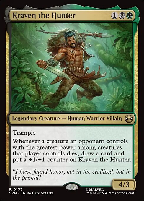Kraven the Hunter (133) (Foil) - Marvel's Spider-Man - Game On
