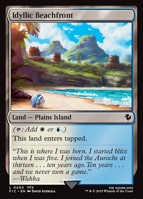 Idyllic Beachfront (404) - Final Fantasy Commander - Game On