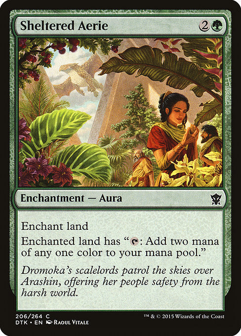 Sheltered Aerie (206) (Foil) - Dragons of Tarkir - Game On