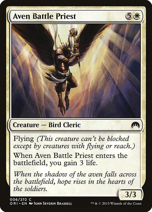 Aven Battle Priest (6) (Foil) - Magic Origins - Game On
