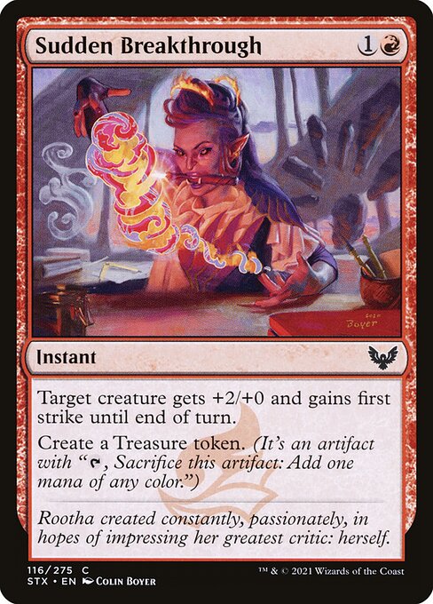 Sudden Breakthrough (116) (Foil) - Strixhaven: School of Mages - Game On