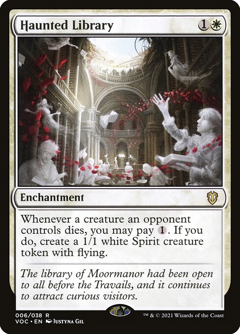 Haunted Library (6) - Crimson Vow Commander - Game On