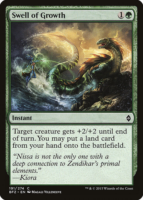 Swell of Growth (191) (Foil) - Battle for Zendikar - Game On
